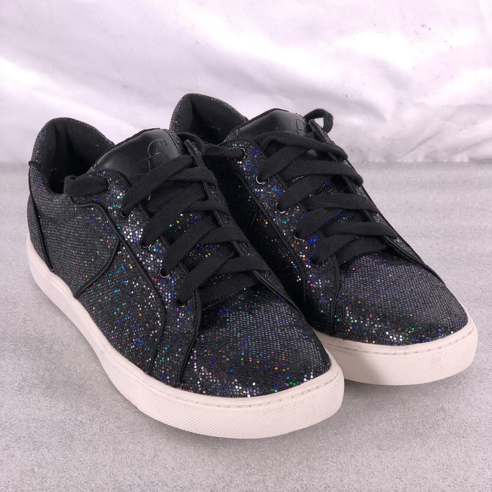 THE FIX Tawny Glitter Fashion Lace Up Sneakers